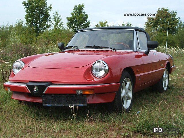 1989 Alfa Romeo  New Spider 1.6 HU / AU Cabrio / roadster Used vehicle photo