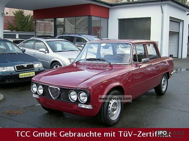 Alfa Romeo  Giulia H-license, certificate (2 -), 2.Hand 1975 Vintage, Classic and Old Cars photo