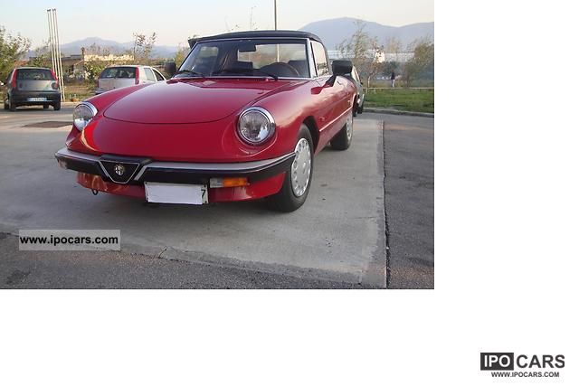 1989 Alfa Romeo  Spider 1.6 Cabrio / roadster Used vehicle photo