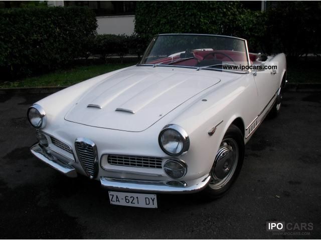 Alfa Romeo  Touring Spider 2000 1962 Vintage, Classic and Old Cars photo