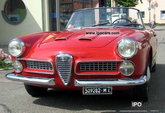 1961 Alfa Romeo  Touring Spider 2000 Cabrio / roadster Classic Vehicle photo