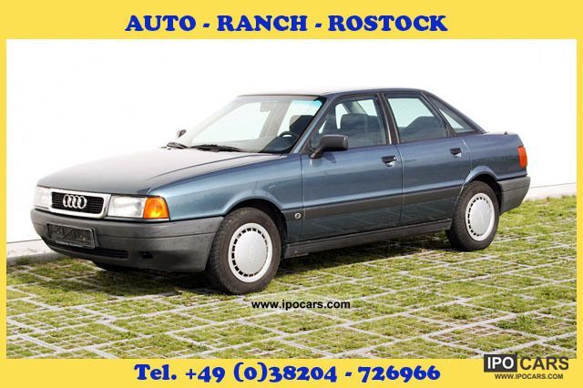 1990 Audi  80 1,6 1 HAND OFF / SUNROOF Limousine Used vehicle photo