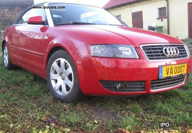 2003 Audi  A4 Cabriolet 1.8 T Cabrio / roadster Used vehicle photo