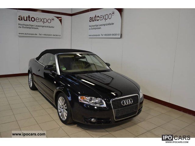 2008 Audi  A4 Cabriolet 2.7 TDI DPF Multitronic, Navi / leather Cabrio / roadster Used vehicle photo