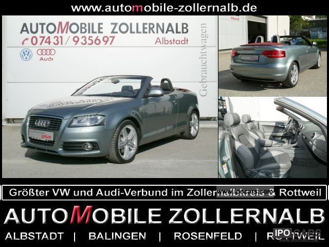 2010 Audi  A3 Cabriolet 2.0 TFSI S-Line S-Tronic Vision plu Cabrio / roadster Used vehicle photo