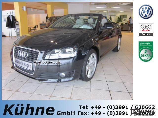 2010 Audi  A3 Cabriolet 2.0 TFSI / Ambition AIR LEATHER Cabrio / roadster Used vehicle photo