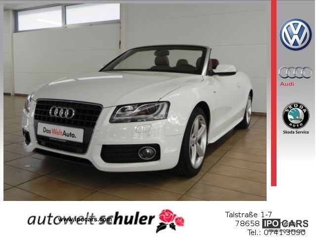 2010 Audi  A5 Cabriolet 2.0 TFSI Cabrio / roadster Used vehicle photo