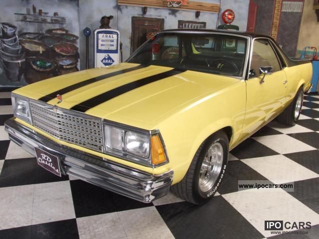 Chevrolet  El Camino 2 Tone Custom / Rally Stripes 1980 Race Cars photo