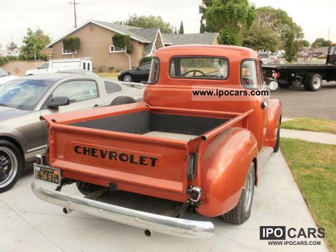 Chevrolet on 1953 Chevrolet Beautiful Is Not 3100 Off Road Vehicle Pickup Truck