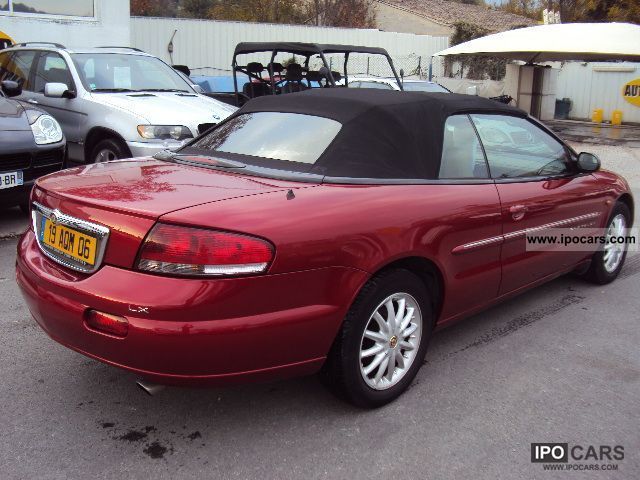 Specs for 2001 chrysler sebring 2.7 #3