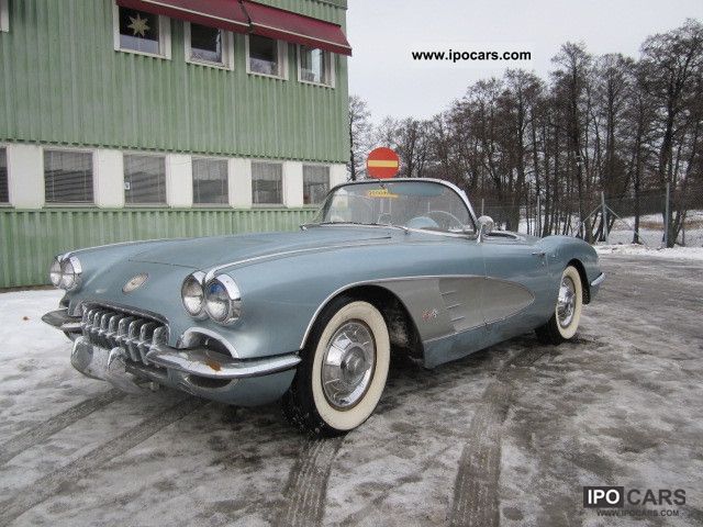 Corvette  C1 Convertible original state 1958 Vintage, Classic and Old Cars photo