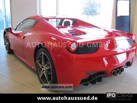 2011 Ferrari 458 Spider Convertible Full beige leather no certification
