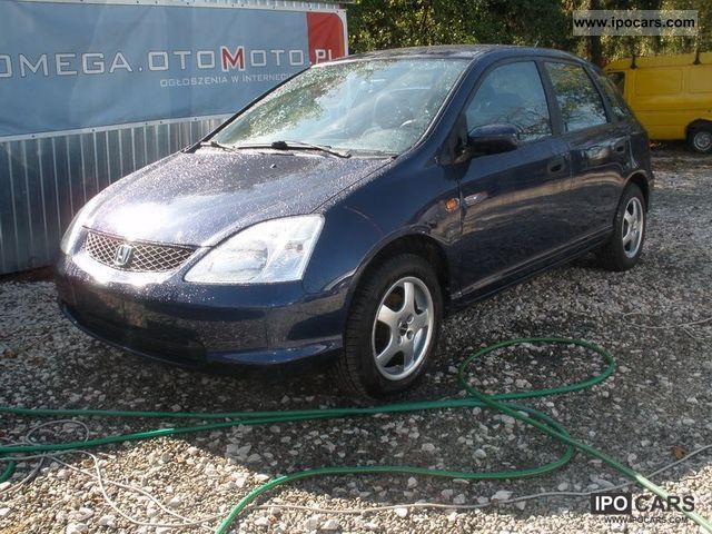 2002 Honda  Civic 1.7cdti, 100KM, air, aluminum, Opłacony Small Car Used vehicle photo