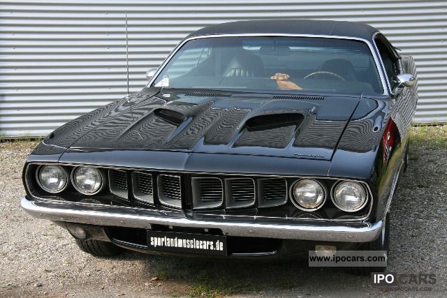 Plymouth  Triple Black Cuda 383er, Frame off restoration 1971 Vintage, Classic and Old Cars photo