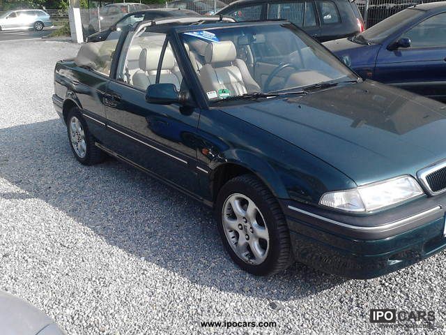 1996 Rover  216i Convertible Cabrio / roadster Used vehicle photo