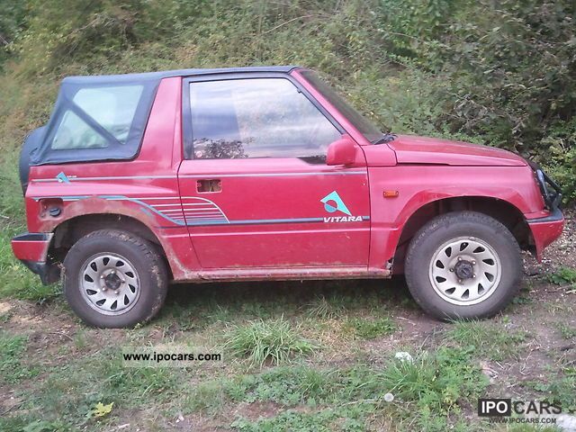 1991 Suzuki Vitara Jlx Convertible - Car Photo And Specs