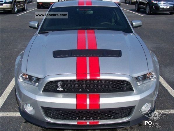 2011 Ford 54L V8 2012 Mustang Shelby GT500 SVT Per PKG Sports car Coupe