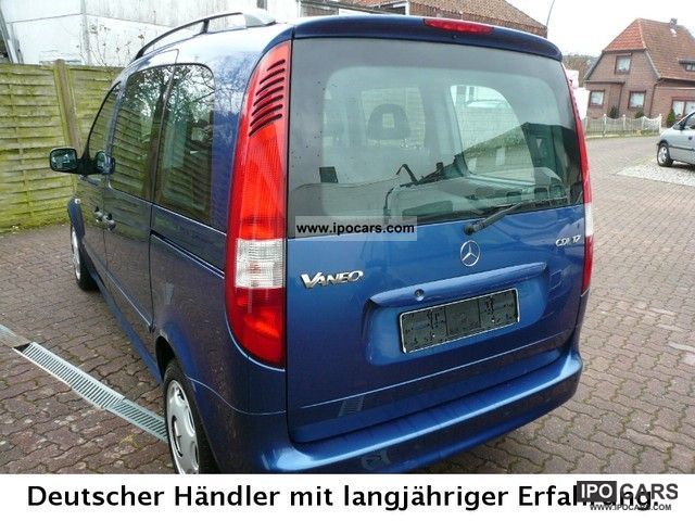 2003 Mercedes Benz Vaneo Cdi 1 7 Trend Air Pdc Hu Au New Car Photo And Specs