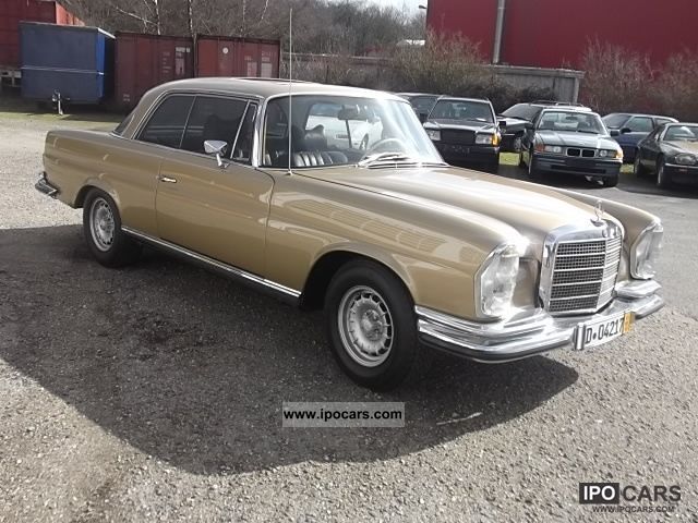 1970 Mercedes-Benz  280 SE 3.5 Coupe Vollausst flat radiator.!-Dt.Auto! Sports car/Coupe Classic Vehicle photo