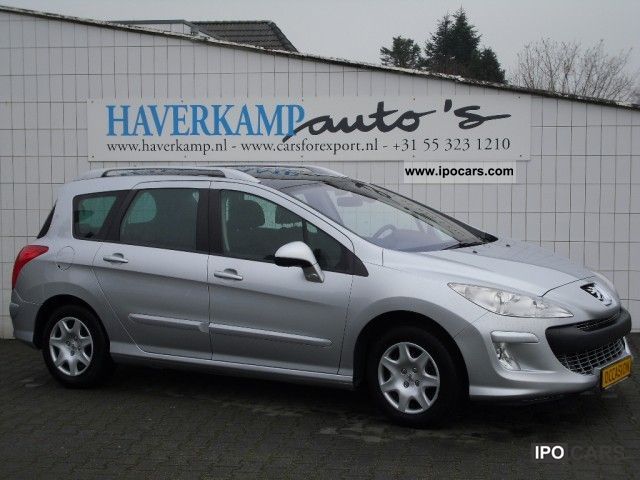 2008 Peugeot  308 SW 1.6 66kW HDIF premium ECC + PDC + PANORAMA Estate Car Used vehicle photo