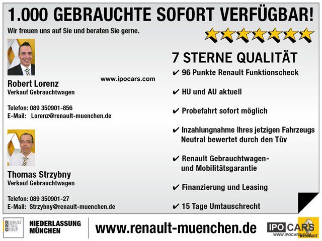 Renault Grand Scenic Air Conditioning Regas