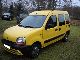 2001 Renault  Kangoo Żółty, hak, climate Estate Car Used vehicle photo 2