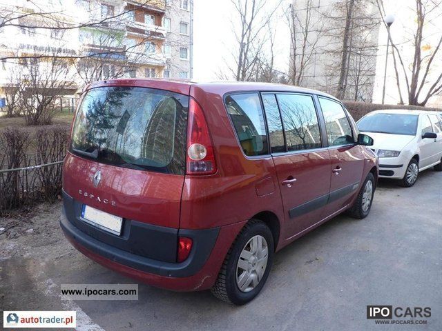2004 Renault Espace - Car Photo And Specs