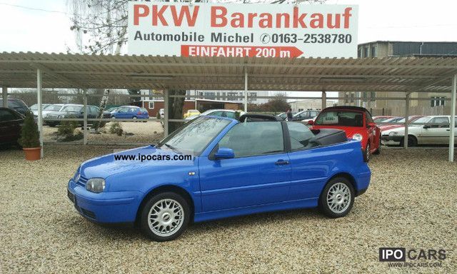 1999 Volkswagen  Golf Cabrio 1.6 Heated / electric. Hood Cabrio / roadster Used vehicle photo