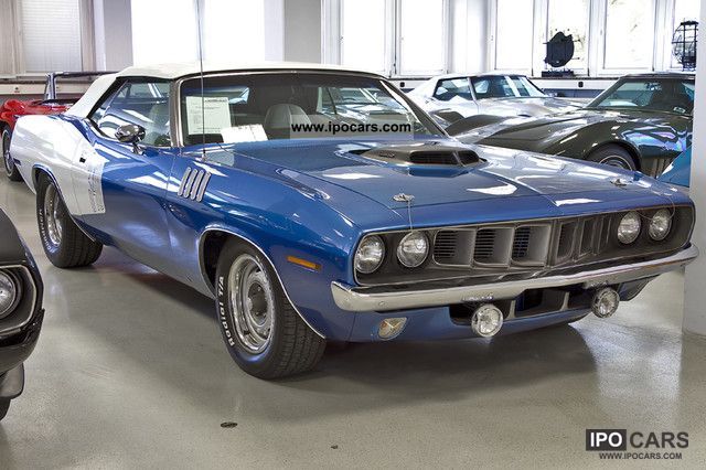 Plymouth  Barracuda * CONVERTIBLE * 340cui. 360HP V8 engine 1971 Vintage, Classic and Old Cars photo