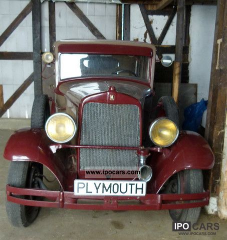 Plymouth  Chrysler Model Q 1928 Vintage, Classic and Old Cars photo