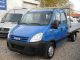 Iveco  35S18 D DPF DOKA flatbed air / Navi / Luftfed 2007 Used vehicle photo