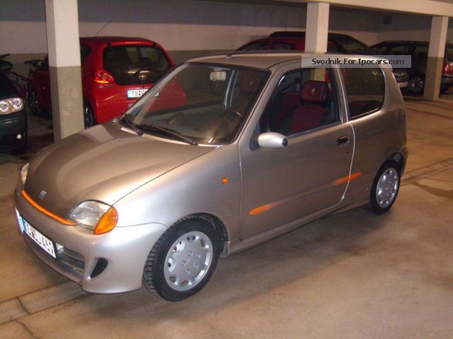 Sport Uitlaat Demper Zwart Staal - Voor Fiat Seicento Sporting 1.1i 54HP (1998-2010)