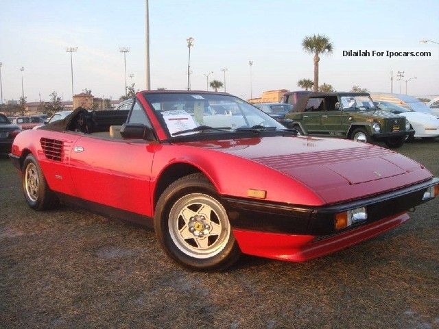 1985 Ferrari Convertible V8 32v Vintage Car Photo And Specs