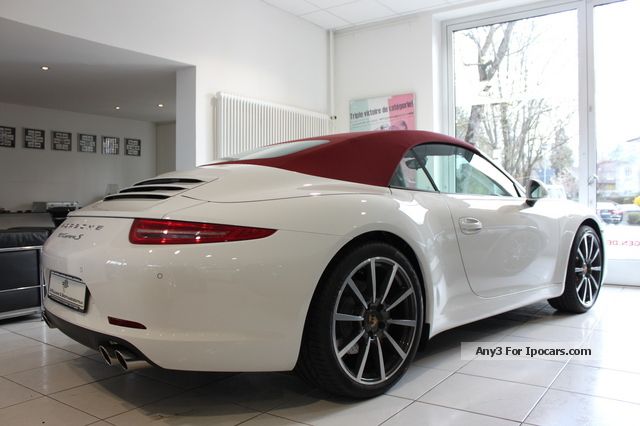 2012 Porsche  991 Carrera 4S PDK Cab 1.HAND 800km / LEATHERRED Cabriolet / Roadster Used vehicle photo