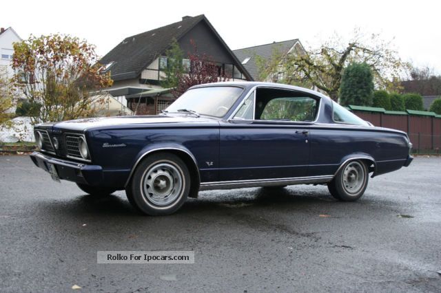 1966 Plymouth  Barracuda Sports Car/Coupe Classic Vehicle (

Accident-free ) photo