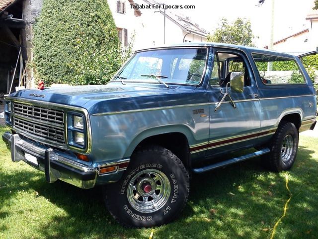 1979 Plymouth  Trailduster 5.9 V8 TUV / Au Hist. New Off-road Vehicle/Pickup Truck Used vehicle (

Accident-free ) photo