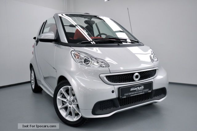 2012 Smart  Convertible + PASSION + MULTIMEDIA + SERVO + NAVI HEATED SEATS Cabriolet / Roadster Employee's Car photo