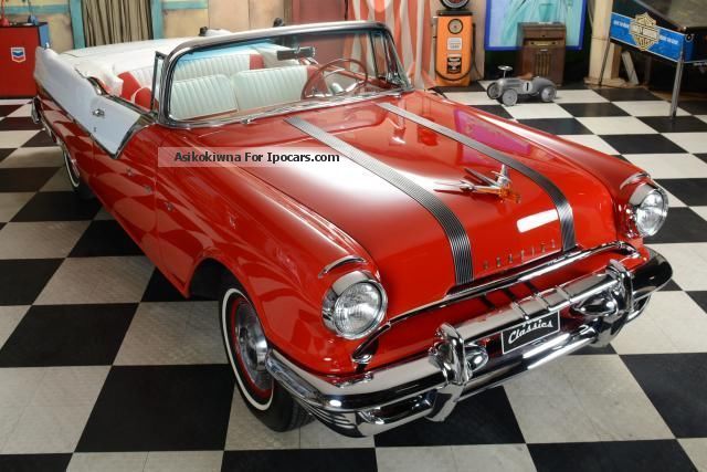 Pontiac  Bonneville Convertible star chief 1955 Vintage, Classic and Old Cars photo