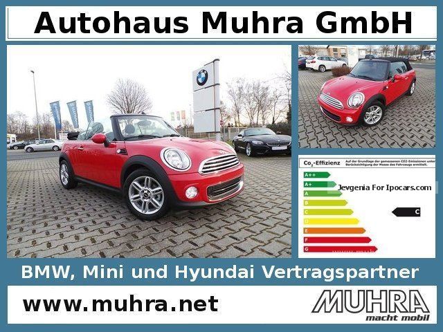 2015 MINI  One Convertible Seat heating Air Salt package PDC Cabriolet / Roadster Used vehicle photo